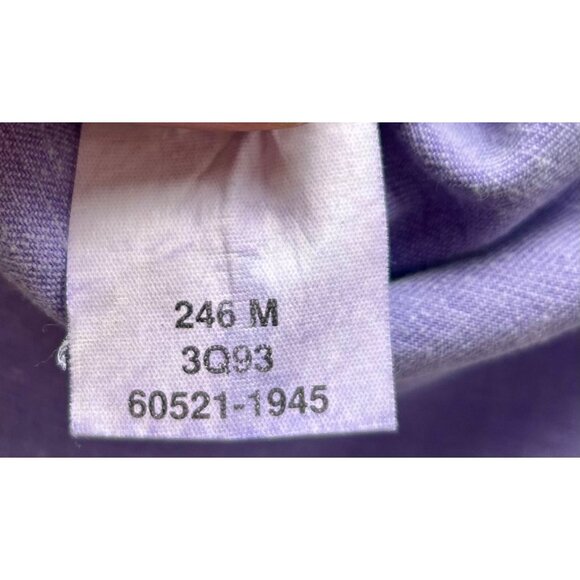 Vtg Levis Authentic Shirt Womens Large Y2K Utility Core Grunge Lavender Fade - Picture 10 of 13